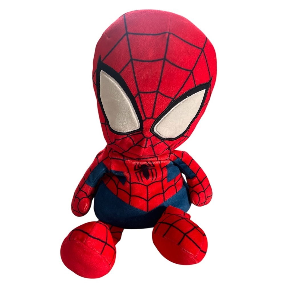 Marvel Spiderman Plush Weighted 3lbs Glass Beads Toy Big Head